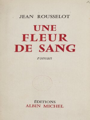 cover image of Une fleur de sang